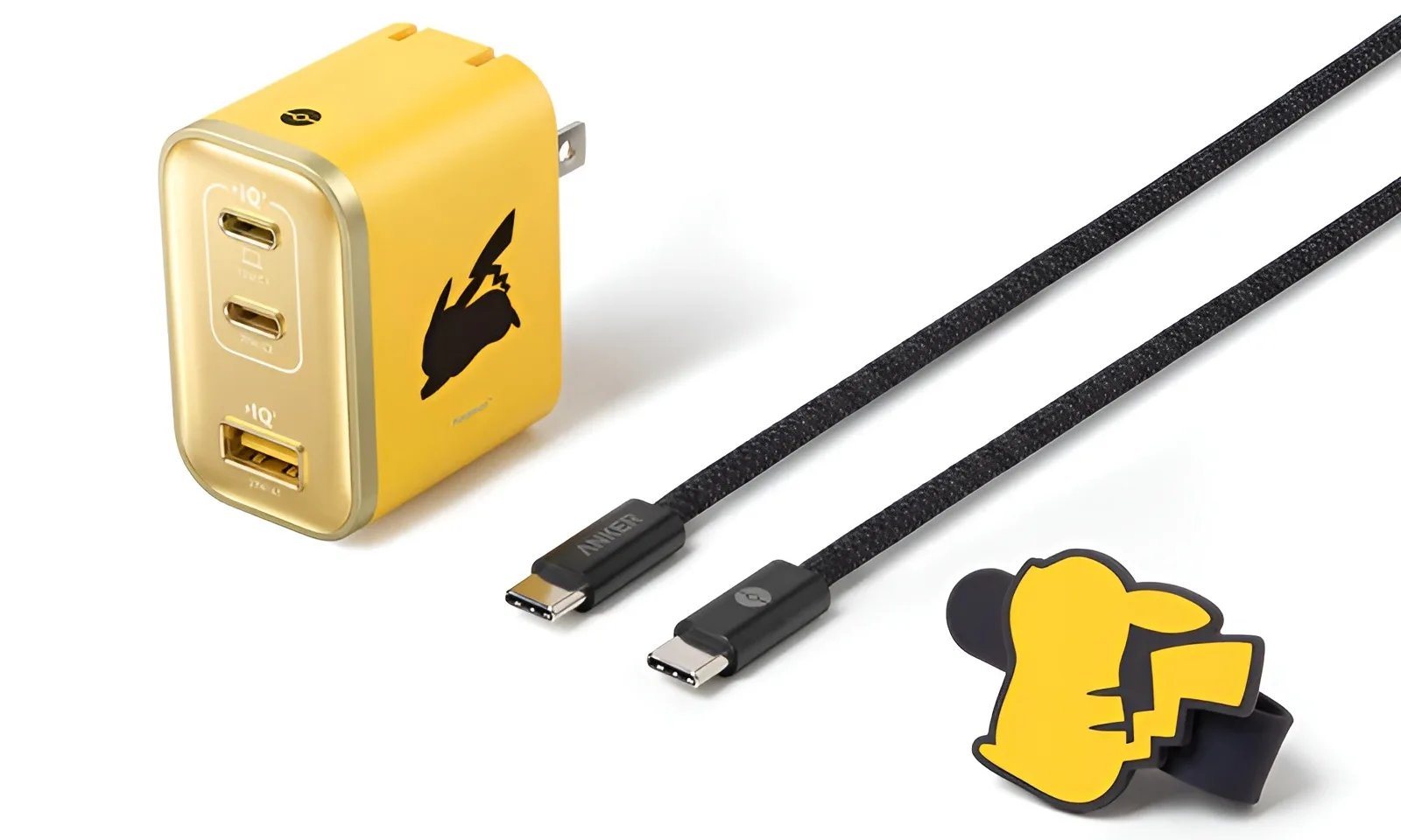 Pokémon x Anker比卡超限定版充電器