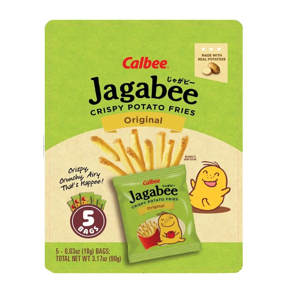 Calbee Jagabee 薯條產品展示