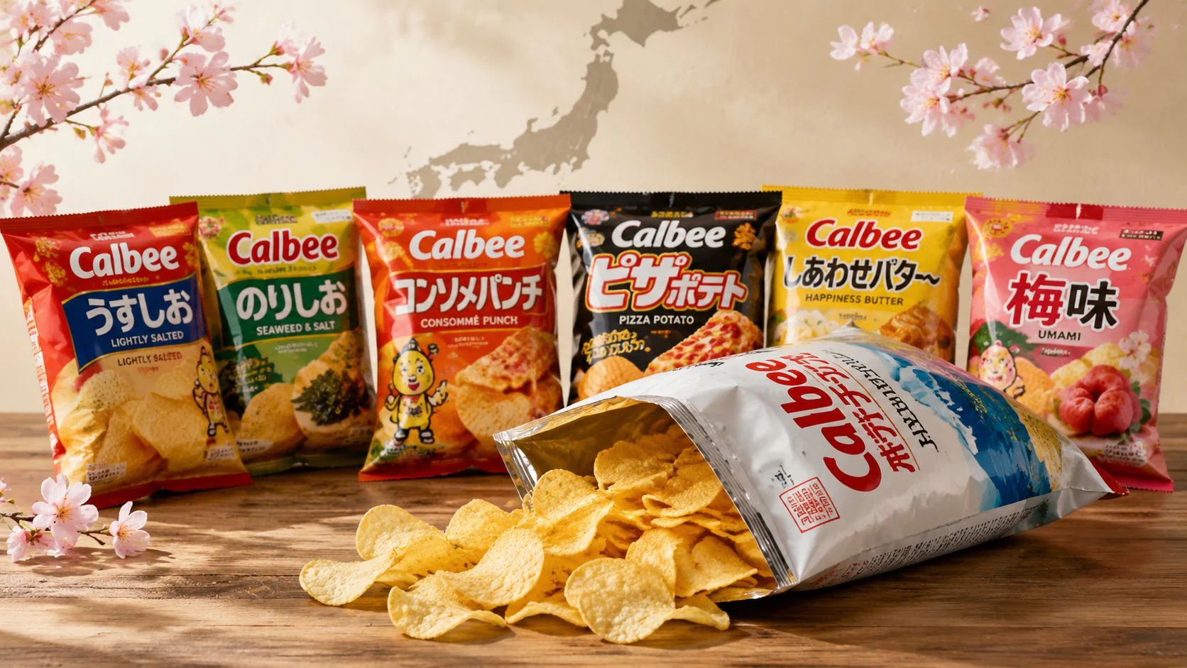 Calbee薯片各種口味一覽