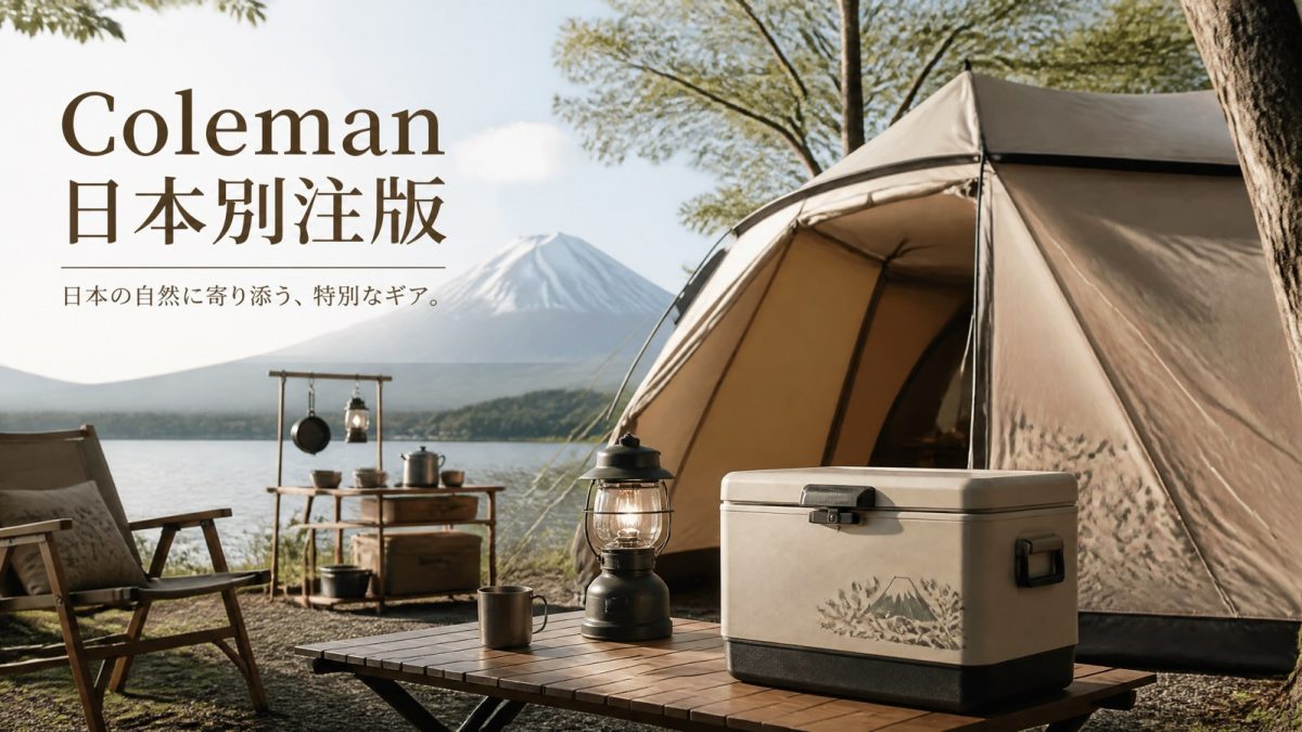 Coleman 日本別注版露營裝備封面