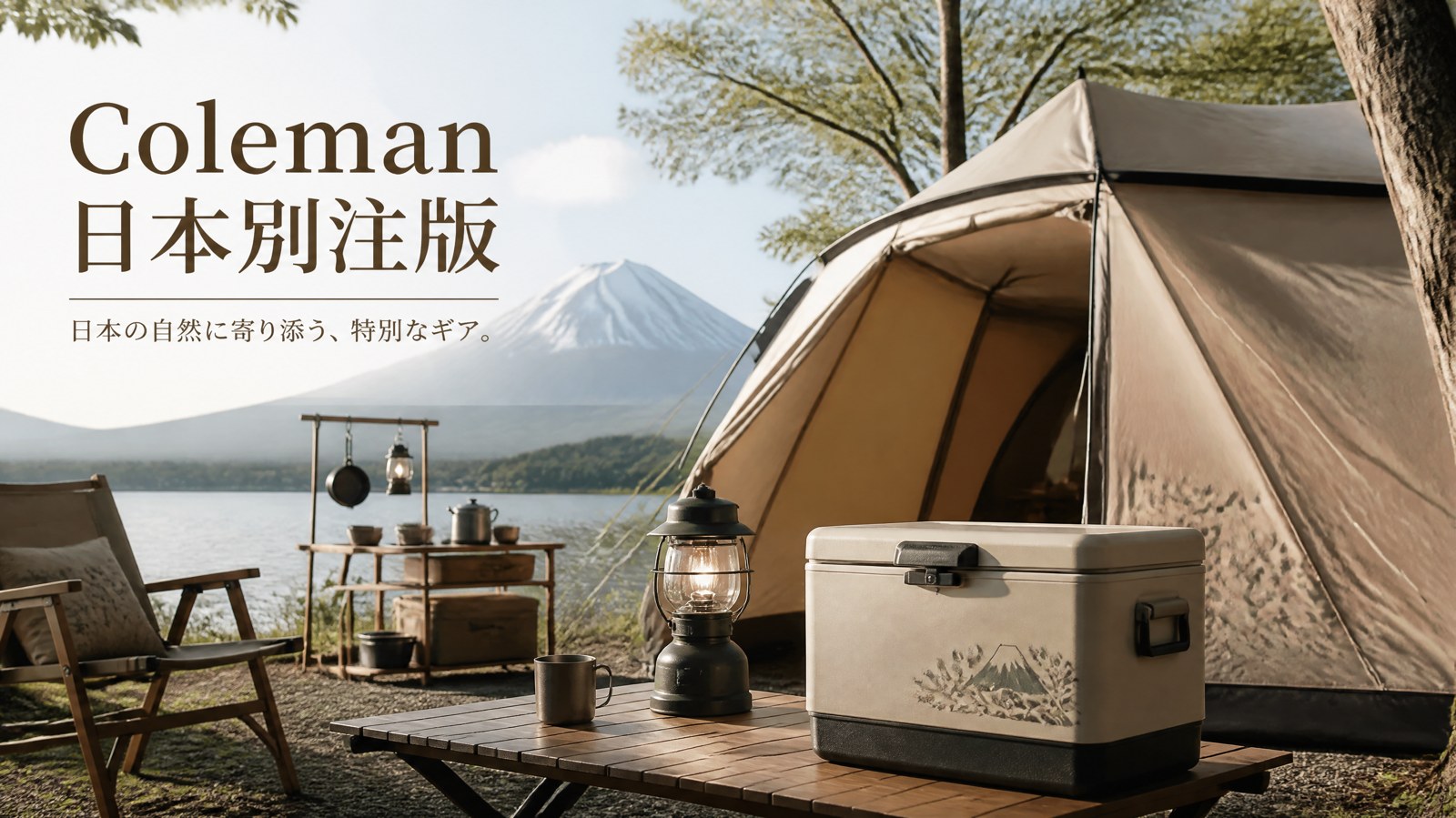 Coleman 日本別注版露營裝備封面