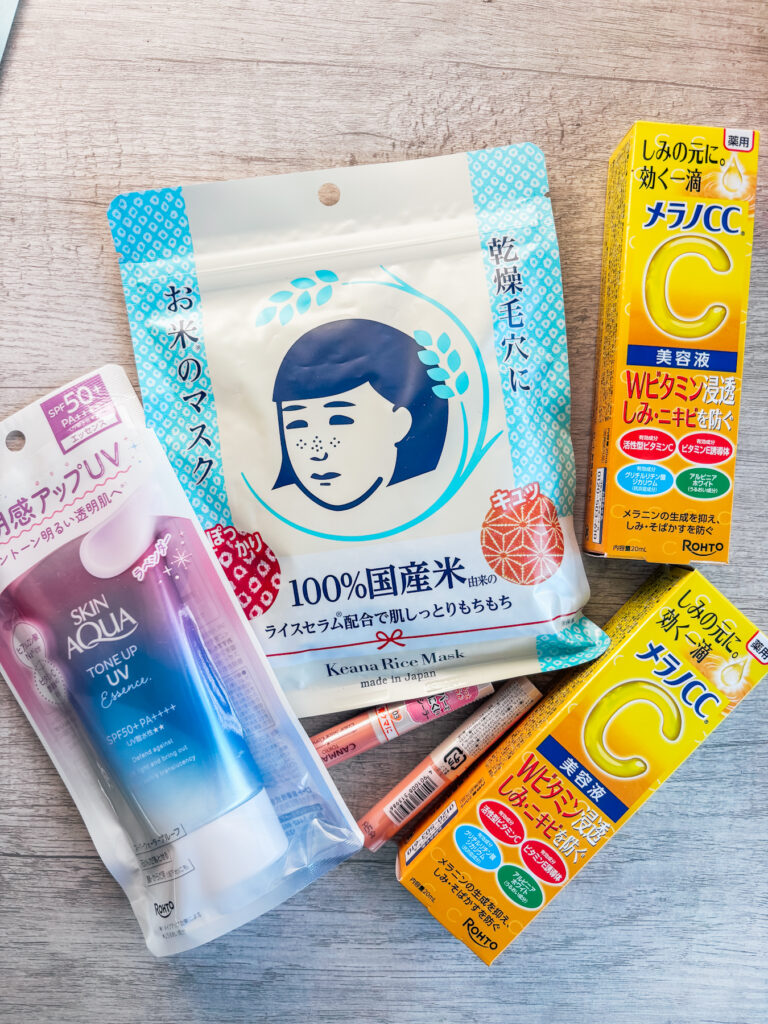 日本護膚產品購物與使用保養