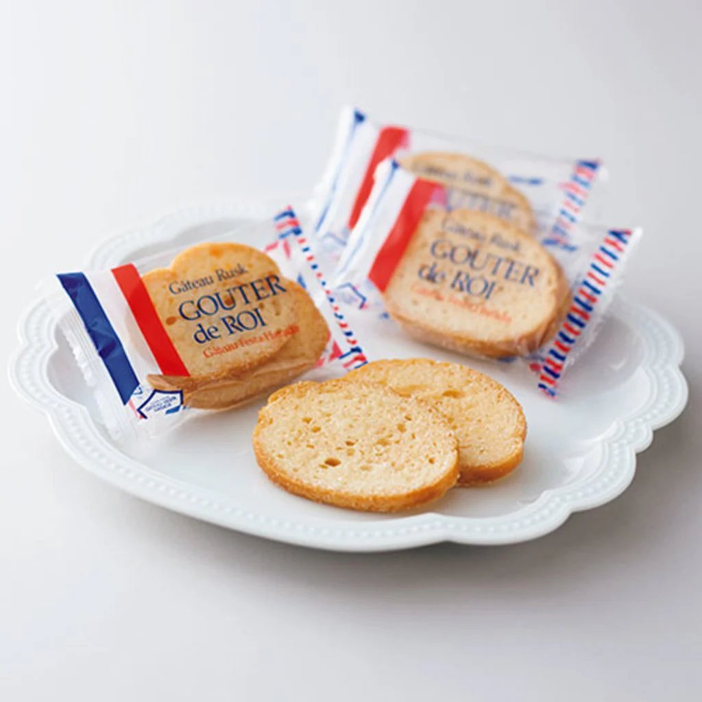 Gateau Festa Harada Gouter de Roi砂糖麵包脆產品展示