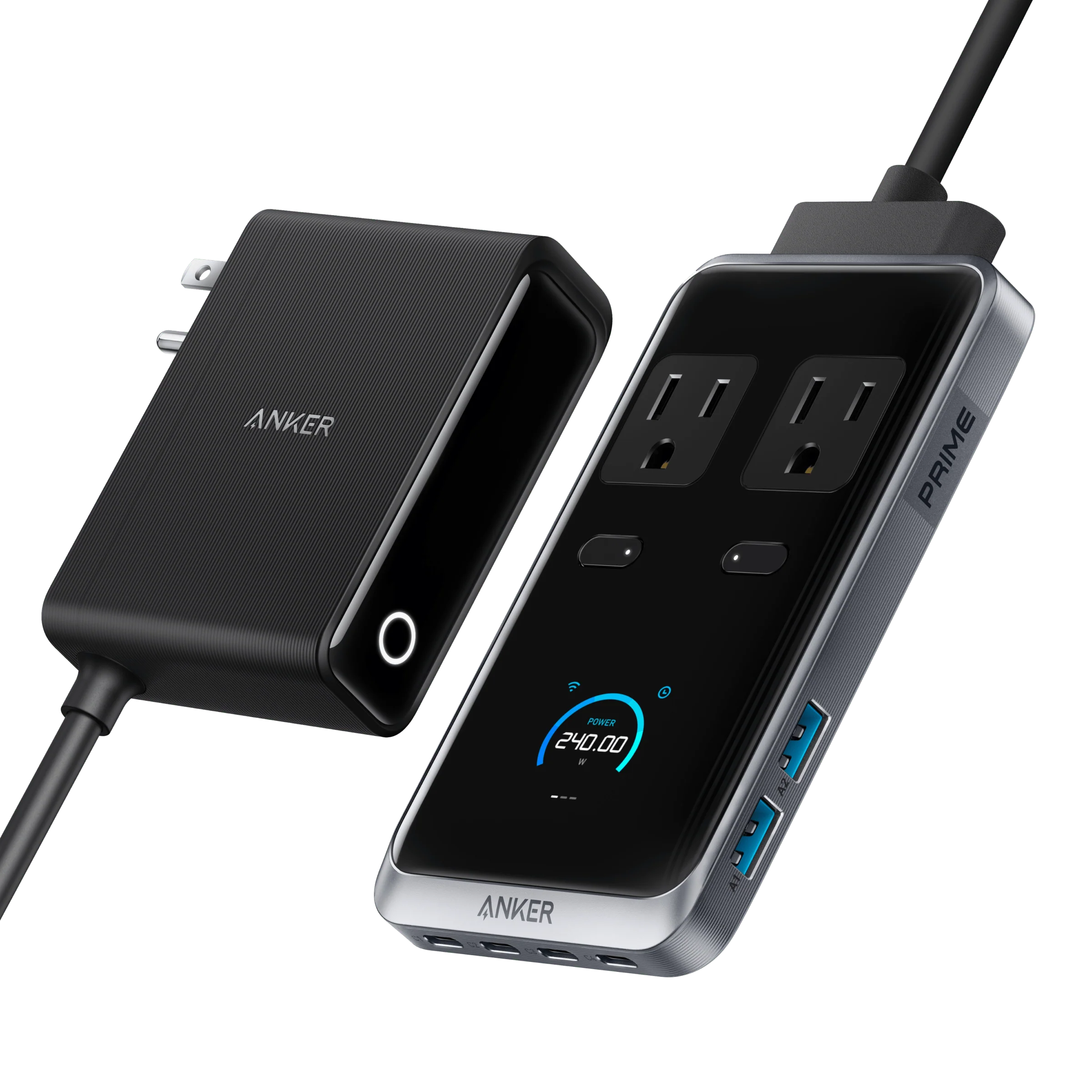 Anker Prime 多口充電站同時為多部裝置充電