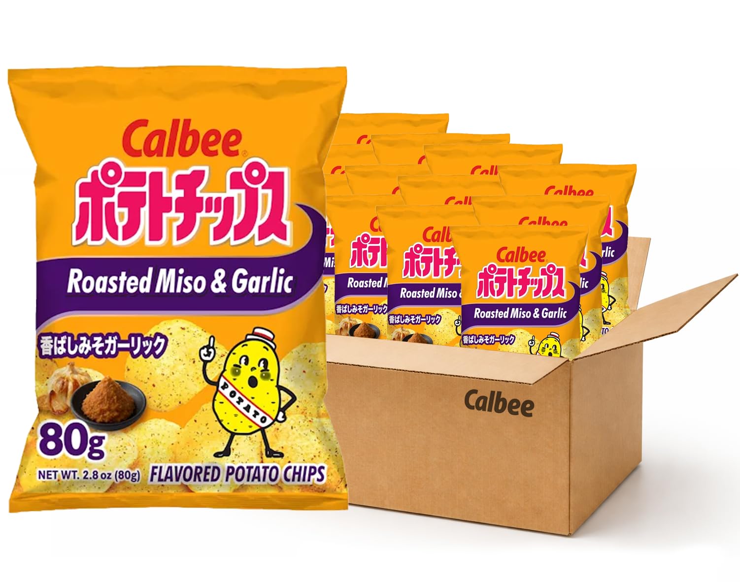 Calbee卡樂B日本限定薯片產品展示