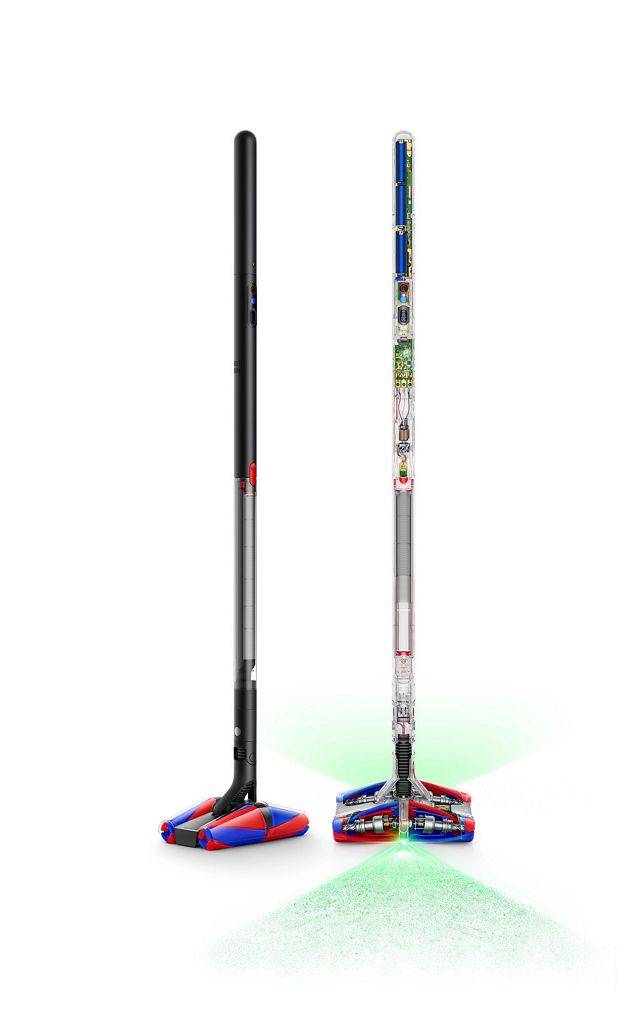 Dyson PencilVac 38毫米纖幼機身設計