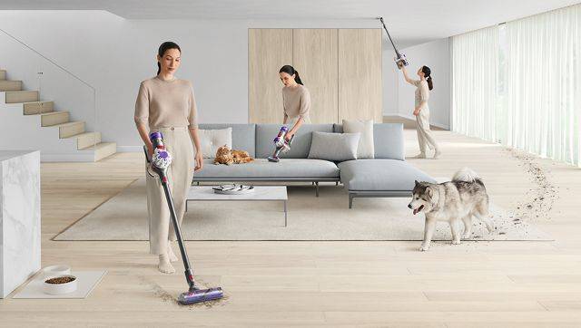 Dyson PencilVac 家居使用清潔場景