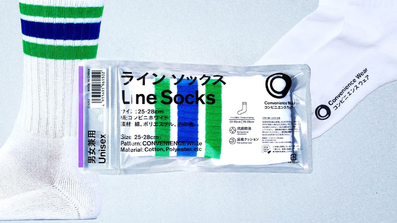 日本便利店襪子成為熱門手信紀念品