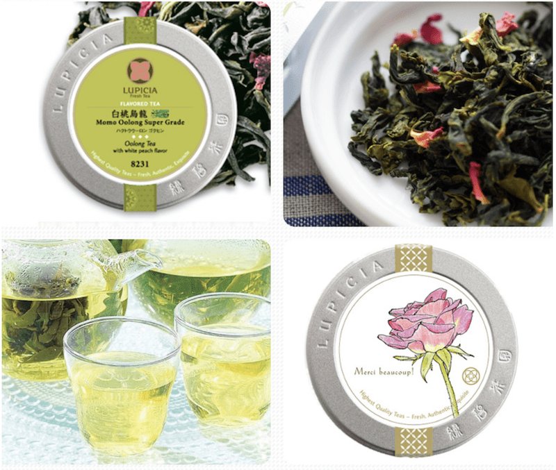 LUPICIA 白桃烏龍茶包與散裝茶葉
