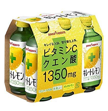 Pokka Sapporo 檸檬飲品與其他日本檸檬飲品比較