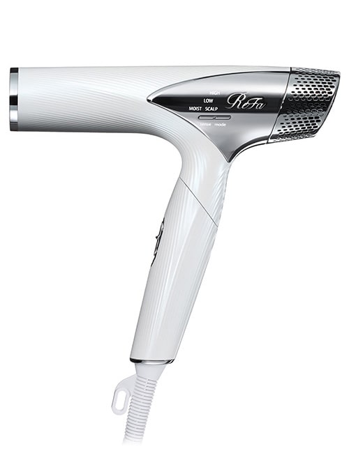 ReFa BEAUTECH DRYER SMART 白色機身特寫