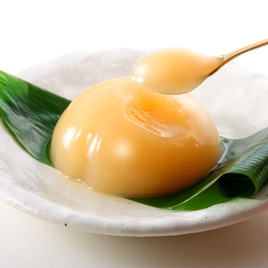 白桃水果果凍甜品