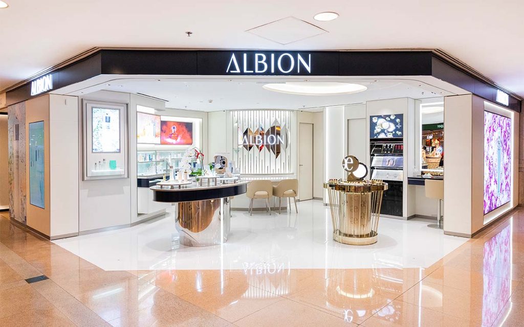 ALBION 品牌專櫃店面