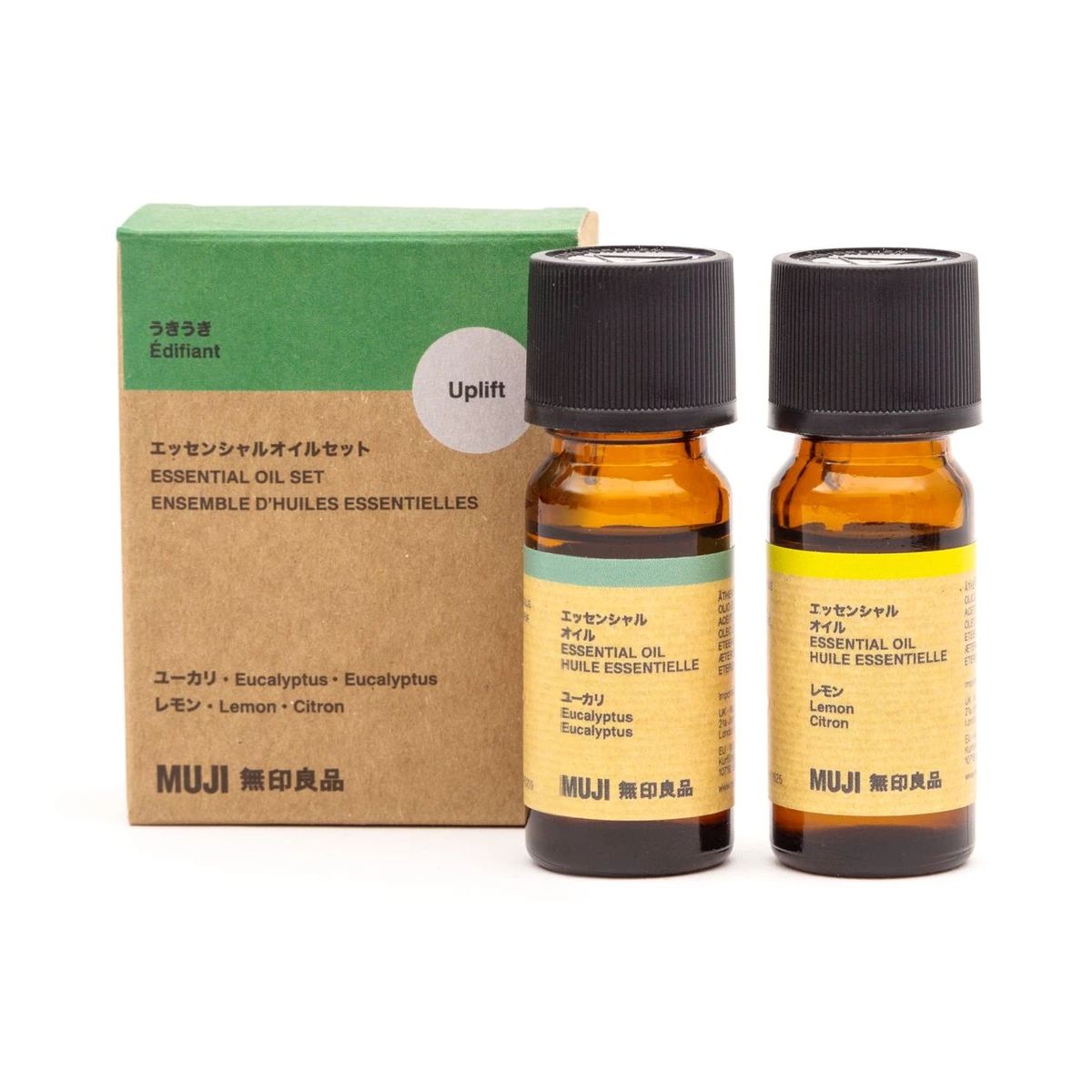 無印良品精油套裝與香薰噴霧器配搭使用